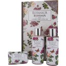 Bohemia Gifts & Cosmetics Kniha Botanica Šípek a růže sprchový gel 200 ml + šampon na vlasy 200 ml + ručně vyráběné toaletní mýdlo 100 g dárková sada