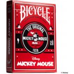 Bicycle Disney Classic Mickey Mouse hrací karty červené – Zboží Dáma