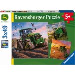 RAVENSBURGER John Deere v akci 3x49 dílků – Zboží Dáma