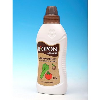 Bopon Natural Vermikompost na muškáty a balkonové rostliny 500 ml