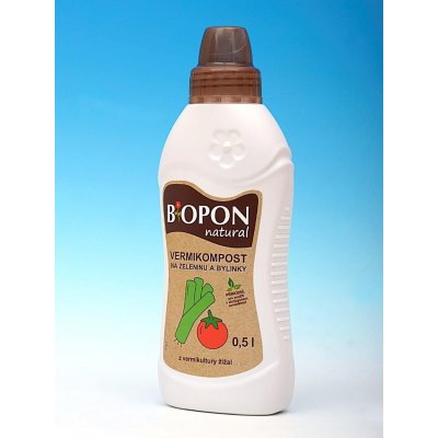 Bopon Natural Vermikompost na muškáty a balkonové rostliny 500 ml – Sleviste.cz