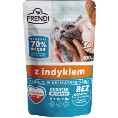 Frendi kousky v jemné krůtí omáčce 100 g – Zboží Mobilmania