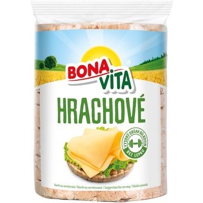 BonaVita Celozrnné hrachové chlebíčky s mořskou solí 100 g – Zboží Dáma