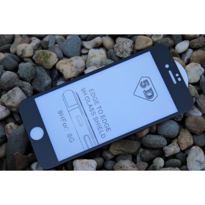 9H / 5D ochranné tvrzené sklo pro iPhone 7 / 8 (4.7"), černé 5900495662453 – Zboží Živě
