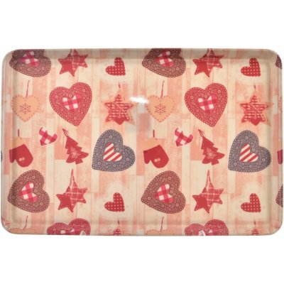 Orion Tác melamin servírovací 35x23x1,5cm HEART – Zbozi.Blesk.cz