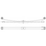 Listové pero Mercedes Atego zadní 2 listé 9703200506 – Sleviste.cz