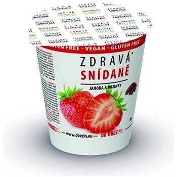 Obezin Zdravá snídaně jahoda a rozinka 78 g