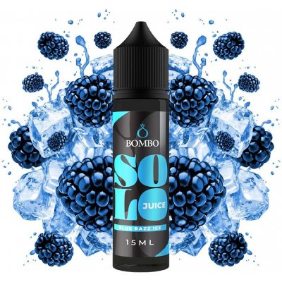 Bombo Solo Juice S & V Blue Razz Ice 15 ml – Zboží Dáma