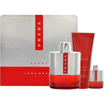 Prada Luna Rossa Sport EDT 100 ml + sprchový gel 100 ml + EDT 9 ml dárková sada