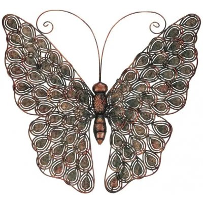Autronic Kovová nástěnná dekorace Motýl SA313 – Sleviste.cz