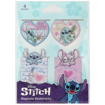 Magnetická záložka Colorino Stitch Pastel 2, 4 ks - mix motivů – Hledejceny.cz