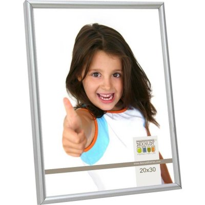Deknudt S011D1 20x30 vyměnitelný fotorámeček Formát papíru: 20 x 30 cm stříbrná – Zboží Živě