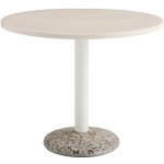 HAY Venkovní stůl Ceramic 90, Warm White – Hledejceny.cz