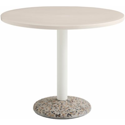 HAY Venkovní stůl Ceramic 90, Warm White – Hledejceny.cz