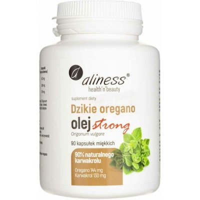 Aliness Divoký oreganový olej Strong 100% přírodní 90 kapslí – Hledejceny.cz