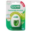 Dentální nit G.U.M Twisted Floss zubní nit voskovaná s mátou a zeleným čajem 30 m