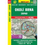 Turistická mapa 451 Okolí Brna západ 1:40 000 – Hledejceny.cz