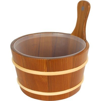 OPA LUMO vědro do sauny 4l tmavé dřevo – Zboží Dáma