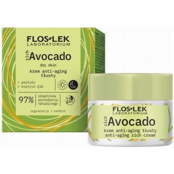 FlosLek rich Avocado bohatý ochranný krém na den i noc 50 ml