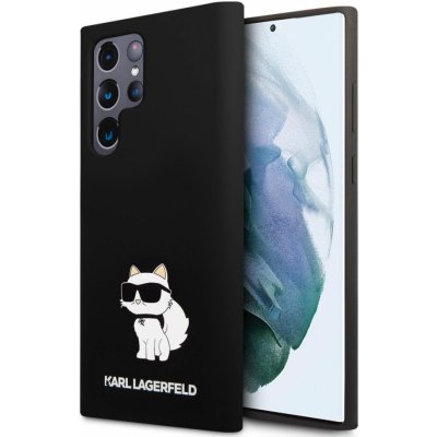 Karl Lagerfeld Liquid Silicone Choupette NFT Samsung Galaxy S24 Ultra černé – Zboží Mobilmania