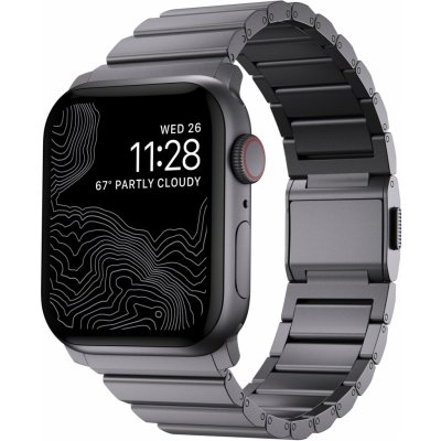 Nomad Aluminum Band Space Grey Apple Watch 42/44/45/Ultra 49mm NM01327585 – Zboží Mobilmania