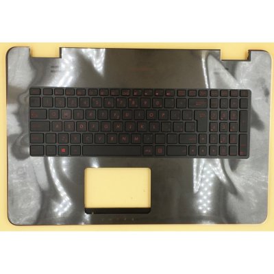 klávesnice Asus klávesnice Asus N751 G771 GL771 černá/red SK kryt podsvit – Zboží Mobilmania