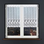 Dekorační metrážová vitrážová záclona SIMONKA bílá výška 90 cm MyBestHome – Zboží Mobilmania