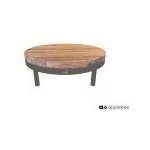 AppleBee Maui kávový stolek Ø60 Deska Natural Smooth Teak – Hledejceny.cz