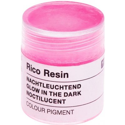 Rico Design Pigment do pryskyřice svítící ve tmě - neonově růžová – Zboží Dáma