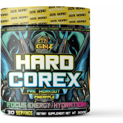 GNT Hard Corex Pre-Workout 300 g – Hledejceny.cz