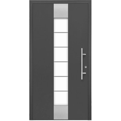 Splendoor Hliníkové vchodové dveře Moderno M310/B, antracitová metalíza, 110 P – Hledejceny.cz