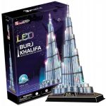CubicFun 3D puzzle Svítící Burdž Chalífa 136 ks – Zboží Dáma