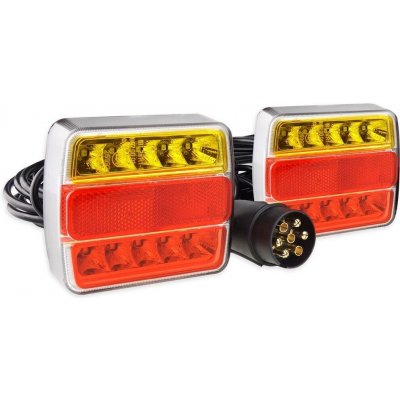 Amio Přídavná zadní LED světla s magnetem pro přívěsy, 7PIN / 7.5 m | – Sleviste.cz