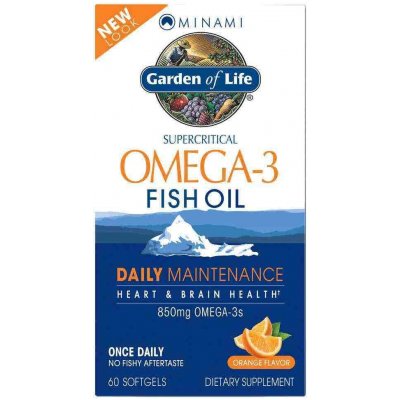 Garden of Life Minami Nutrition Omega-3 EPA-DHA pomeranč 60 tobolek – Hledejceny.cz