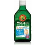 MOLLER'S Omega 3 Můj první RYBÍ OLEJ vitamín A a D 250 ml – Hledejceny.cz