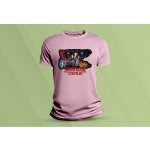 Sandratex dětské bavlněné tričko Stranger Things růžová – Zboží Mobilmania