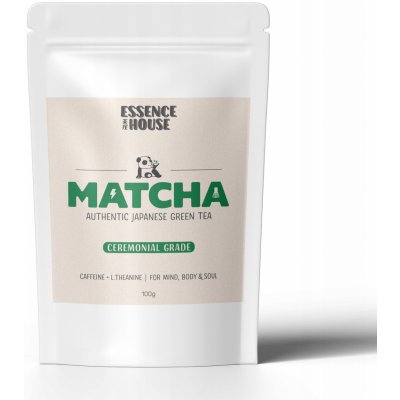 Essence House Japonská MATCHA Ceremoniální Premium První sklizeň 100 g – Zboží Dáma