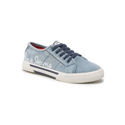 Pepe Jeans tenisky Brady Denim W PLS31438 modrá – Zbozi.Blesk.cz