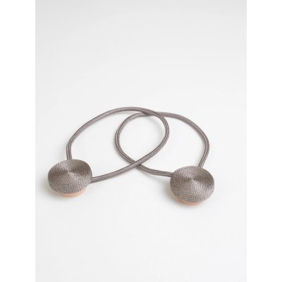 MKLuzkoviny.cz Magnetická spona na závěsy Eliana (2ks) - šedohnědá – Hledejceny.cz