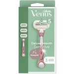 Gillette Venus Sensitive Rose Gold + 3 ks hlavic – Hledejceny.cz