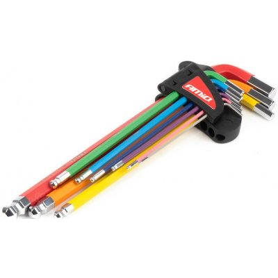 AMiO Imbusové HEX klíče s kuličkou z S2 oceli 9 ks 04299 – Zbozi.Blesk.cz