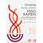 Clearspring Miso Ramen japonská nudlová polévka se zázvorem BIO 2 x 105 g – Zboží Mobilmania