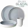 Jídelní souprava Gaya Atelier Porcelánový set Glacial Ice 16 ks