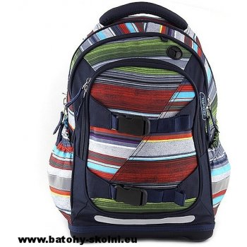 Target batoh s barevnými pruhy tmavě modrá