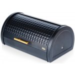 Kovový chlebník černý 38 × 28,5 × 18 cm – Hledejceny.cz