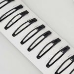 RB-nakuplevne Kovové prolamovací sponky pukačky rovné – černé, 12 ks, 6 cm – Hledejceny.cz