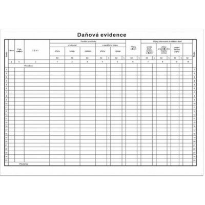 MSK 140 Daňová evidence pro neplátce DPH – Zboží Živě