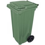 J.A.D. Tools popelnice plastová, 120L, zelená – Sleviste.cz