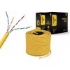 síťový kabel Gembird UPC-5004E-SOL-Y CAT5e UTP LAN, (CCA), pevný, 305m, žlutý