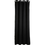 Atmosphera Zatemňovací závěs s kroužky, 140 x 260 cm barva černá – Zboží Dáma